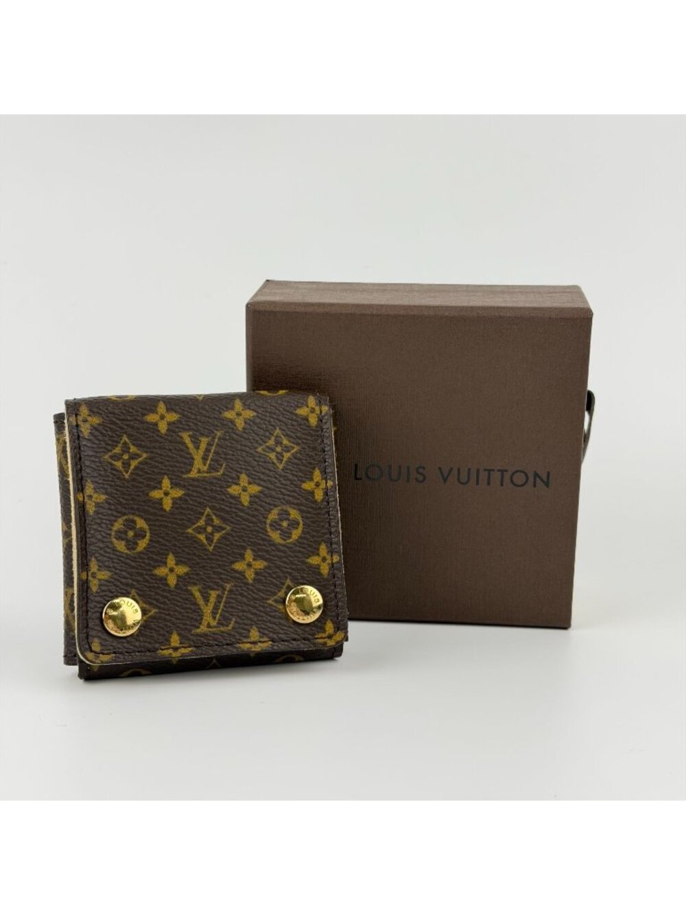 Louis Vuitton Monogram Pouch Brown Vintage